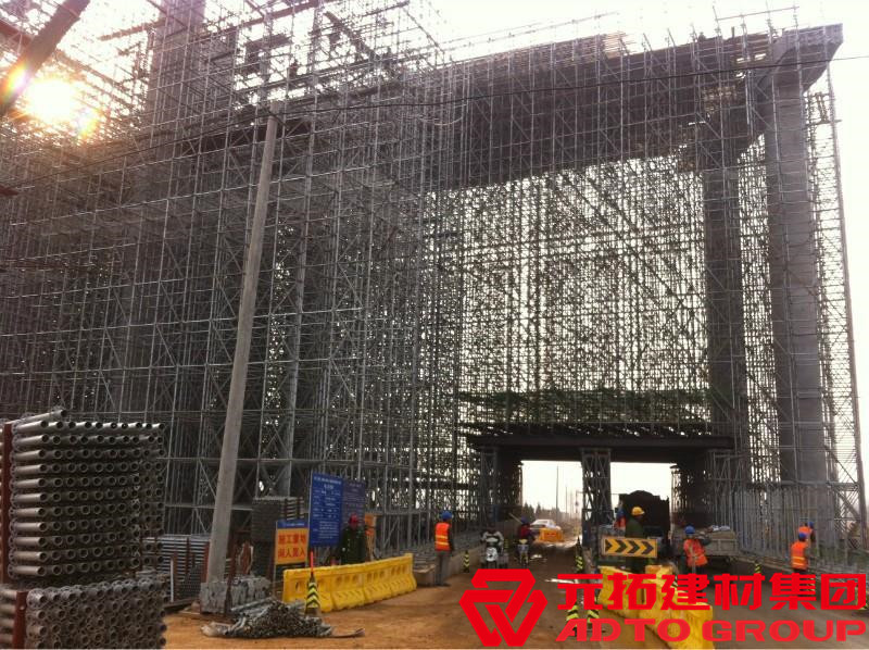 盤扣架數(shù)量計(jì)算難不難，盤扣一噸可以搭多少平？